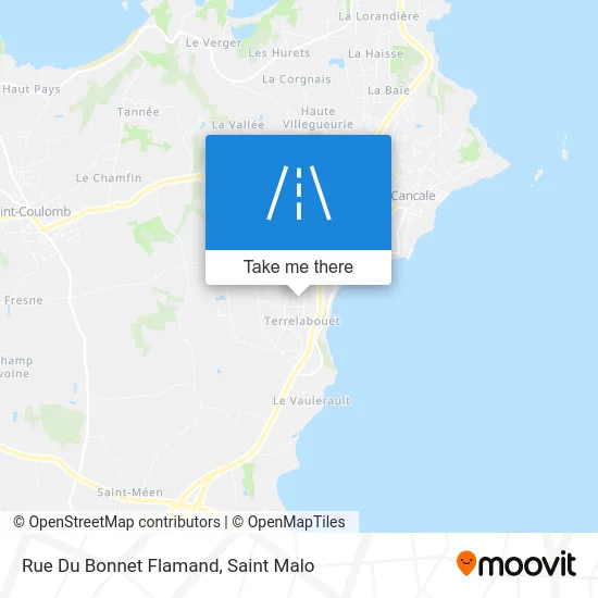 Rue Du Bonnet Flamand map