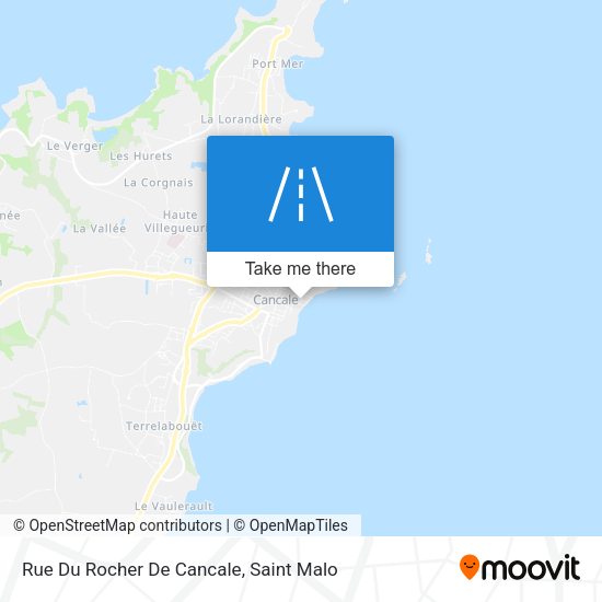 Rue Du Rocher De Cancale map
