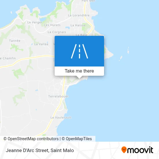 Rue Jeanne D'Arc map