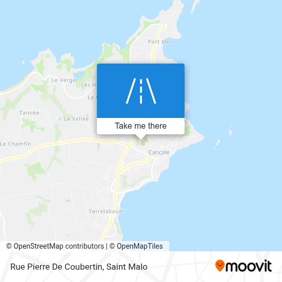 Rue Pierre De Coubertin map