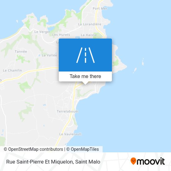 Rue Saint-Pierre Et Miquelon map
