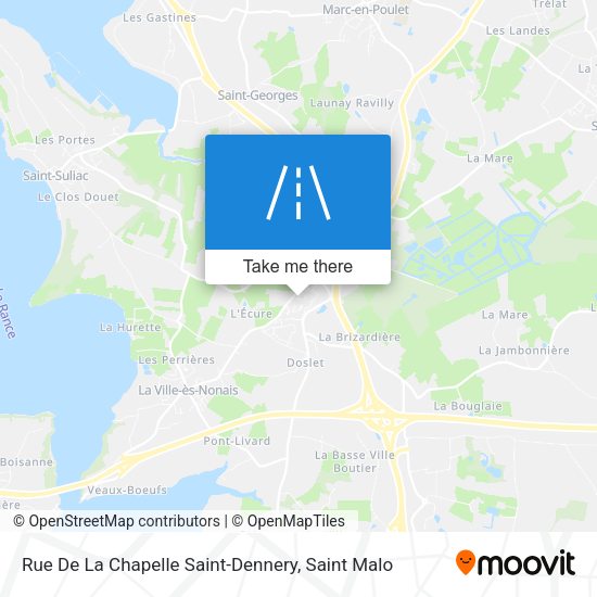 Rue De La Chapelle Saint-Dennery map