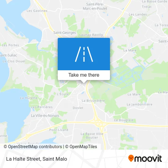 Rue De La Halte map