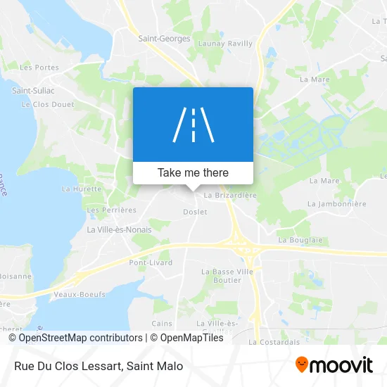 Rue Du Clos Lessart map