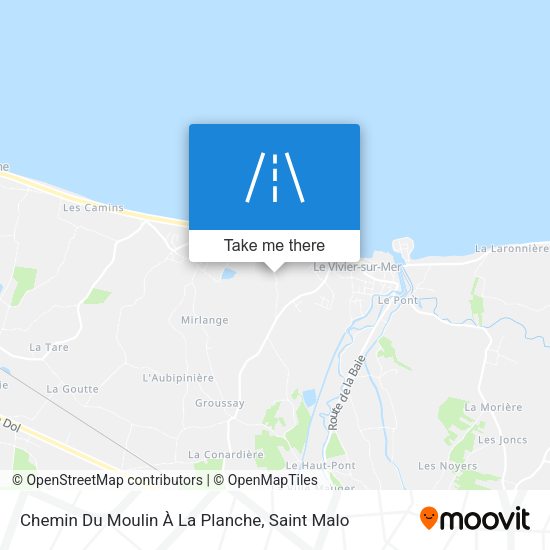Chemin Du Moulin À La Planche map