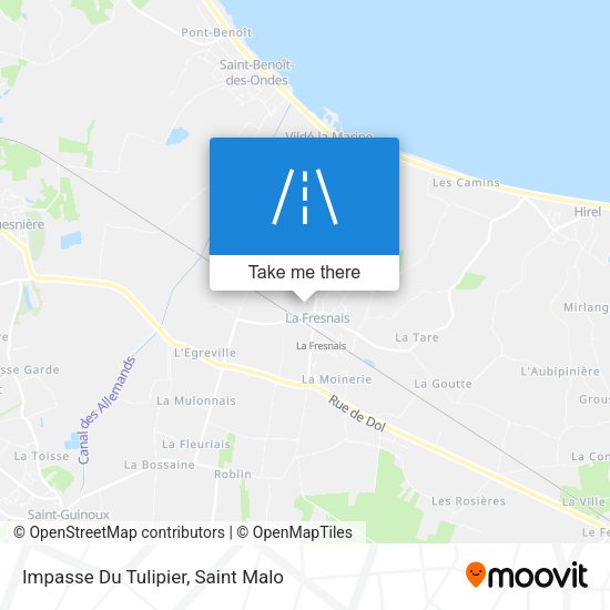 Impasse Du Tulipier map