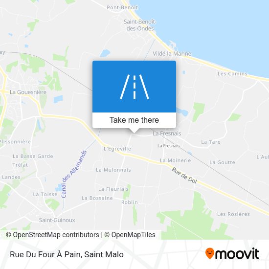 Rue Du Four À Pain map