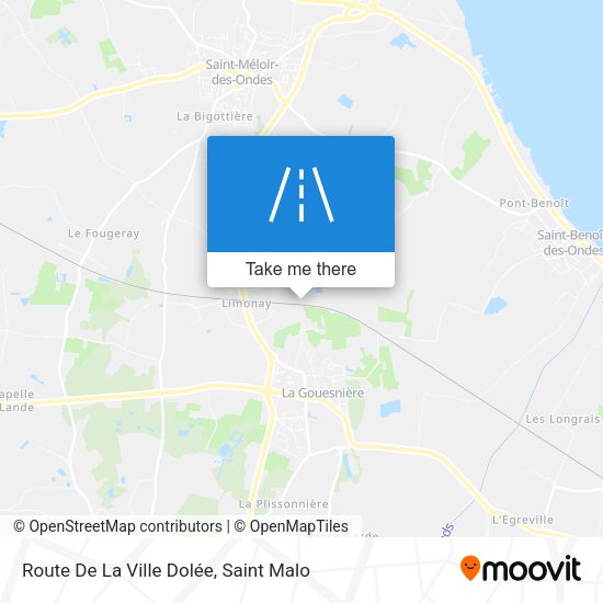 Route De La Ville Dolée map