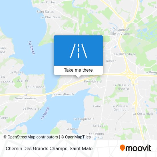 Chemin Des Grands Champs map