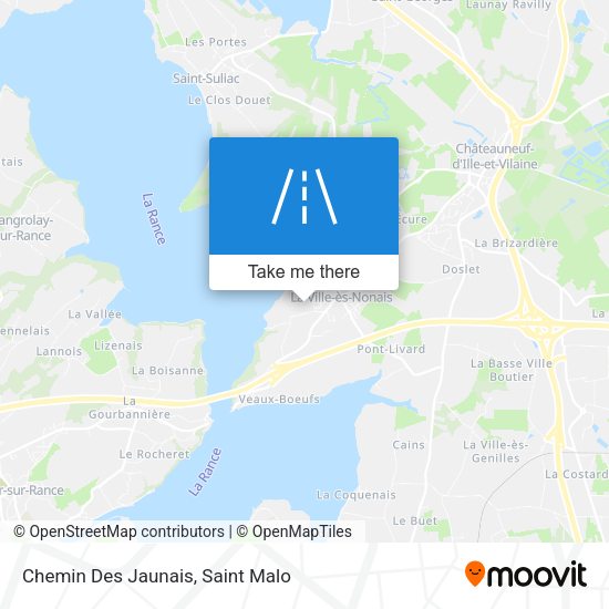 Chemin Des Jaunais map