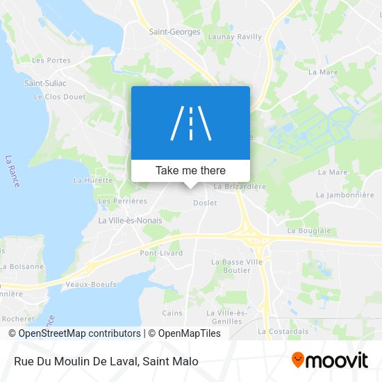 Rue Du Moulin De Laval map