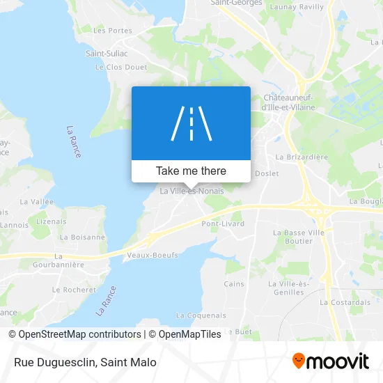 Rue Duguesclin map