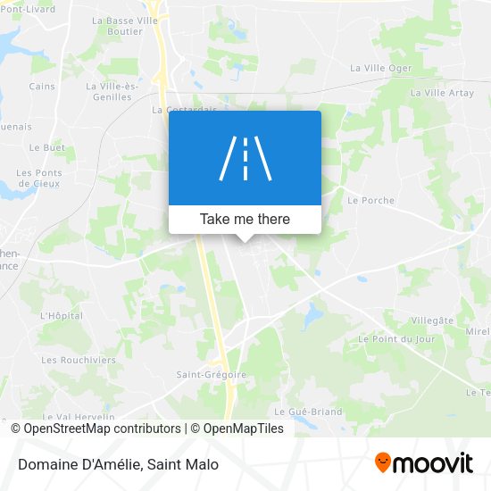 Domaine D'Amélie map