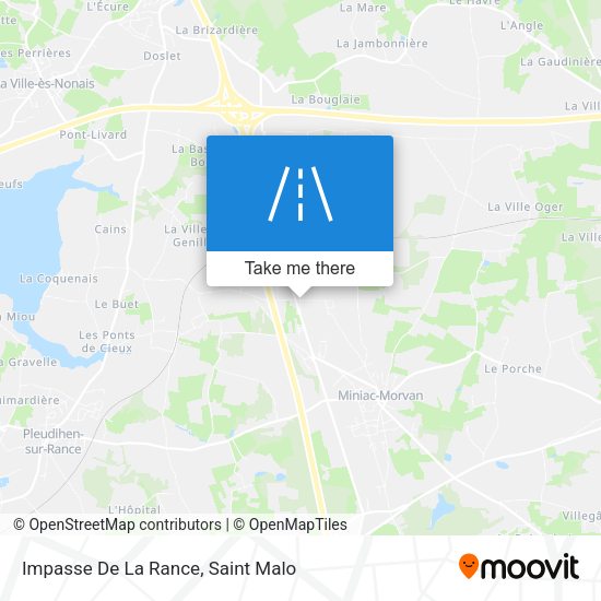 Impasse De La Rance map