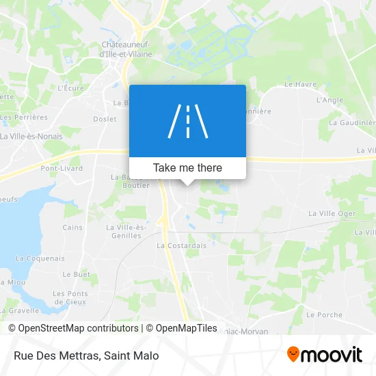 Rue Des Mettras map