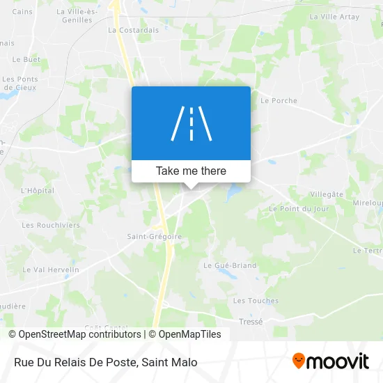 Rue Du Relais De Poste map