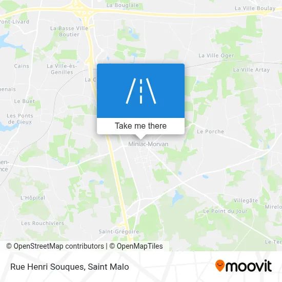 Rue Henri Souques map