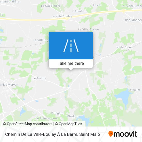 Chemin De La Ville-Boulay À La Barre map