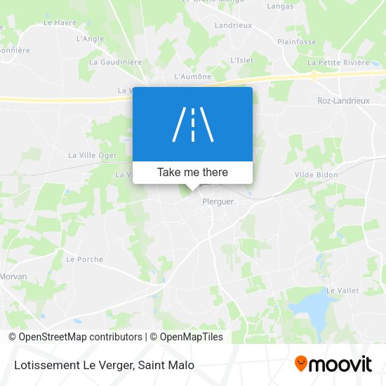 Lotissement Le Verger map