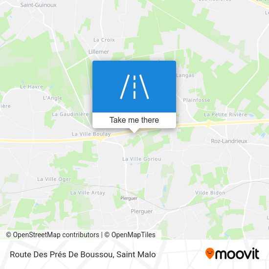 Route Des Prés De Boussou map