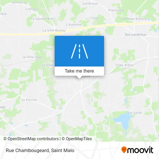 Rue Chambougeard map