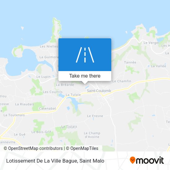 Lotissement De La Ville Bague map