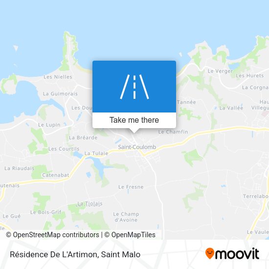 Résidence De L'Artimon map
