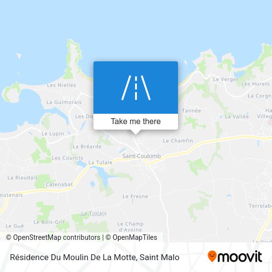 Résidence Du Moulin De La Motte map