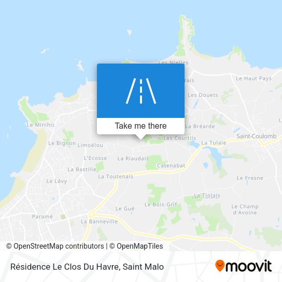Résidence Le Clos Du Havre map