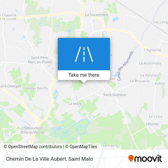 Chemin De La Ville Aubert map