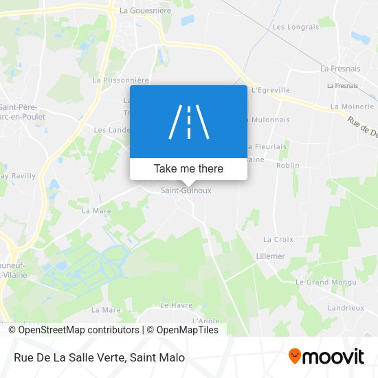 Rue De La Salle Verte map