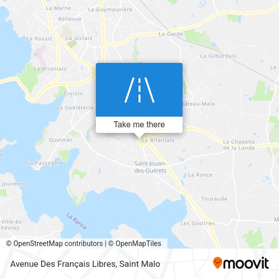 Avenue Des Français Libres map