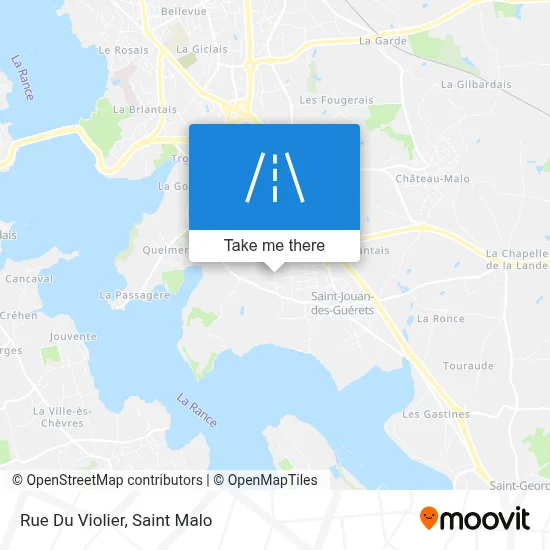 Rue Du Violier map