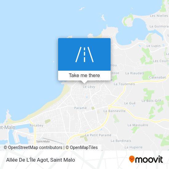 Allée De L'Île Agot map