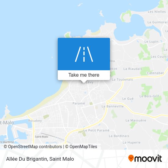 Allée Du Brigantin map