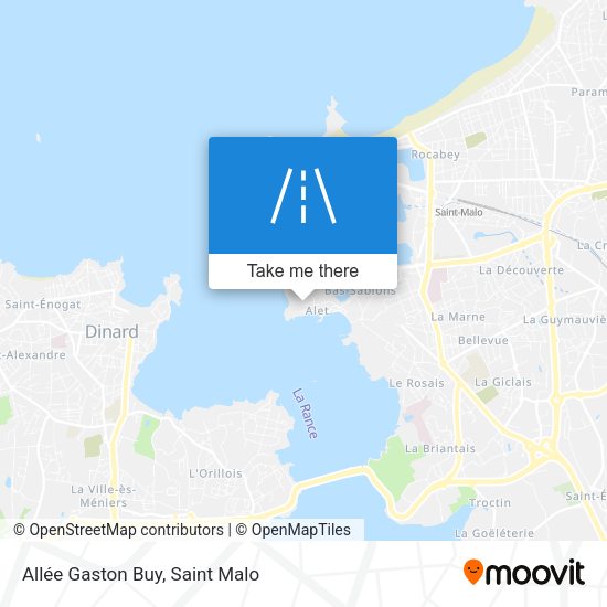 Allée Gaston Buy map