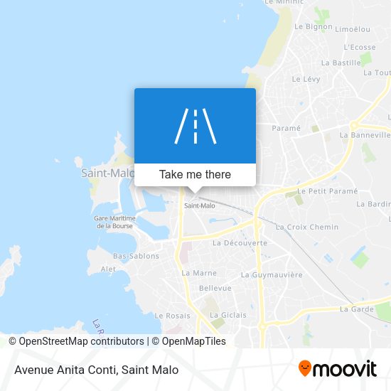 Avenue Anita Conti map