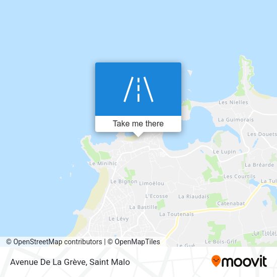 Avenue De La Grève map