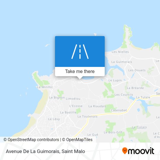 Avenue De La Guimorais map