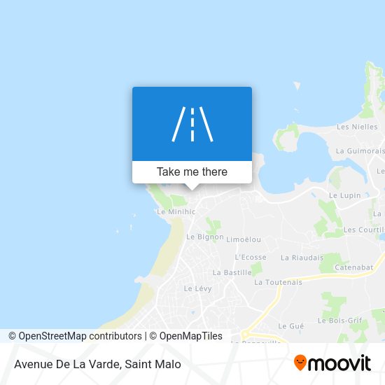 Avenue De La Varde map