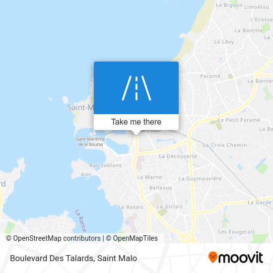 Boulevard Des Talards map