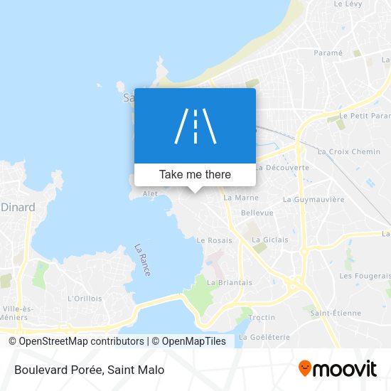 Boulevard Porée map