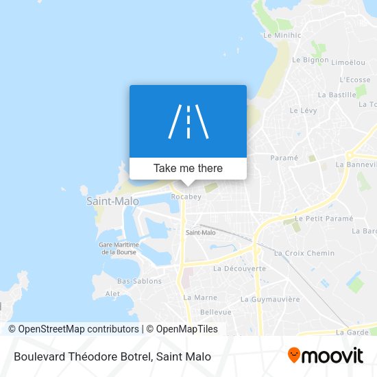 Boulevard Théodore Botrel map