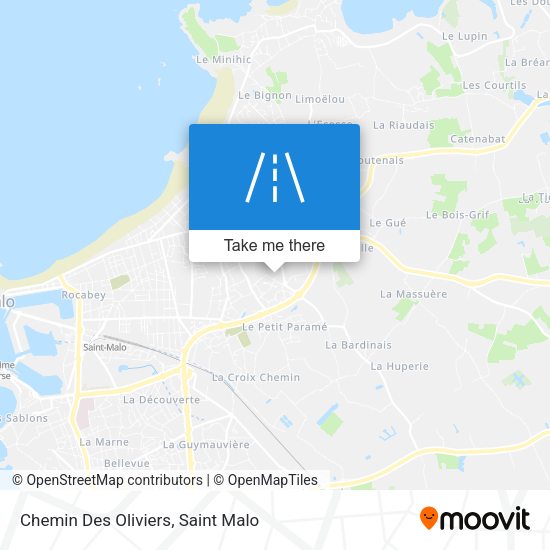 Chemin Des Oliviers map