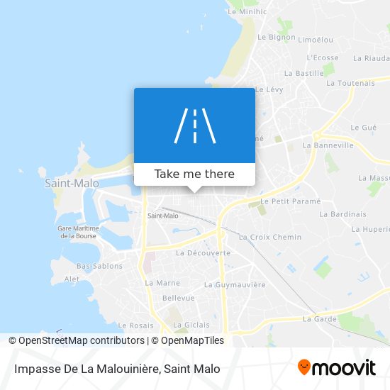Impasse De La Malouinière map