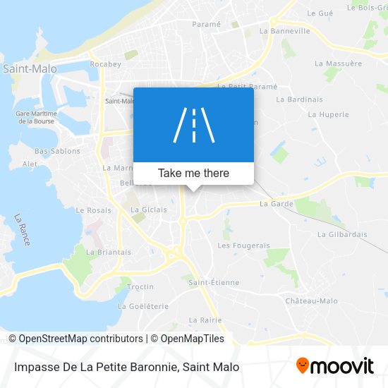 Impasse De La Petite Baronnie map