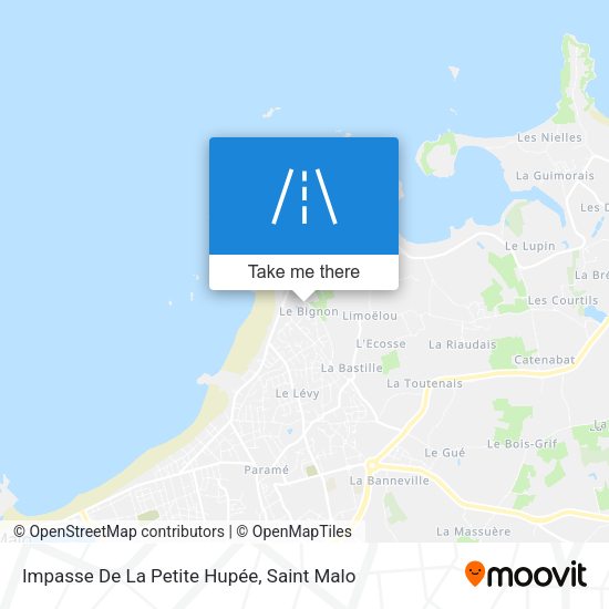 Impasse De La Petite Hupée map