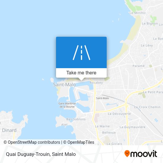 Quai Duguay-Trouin map