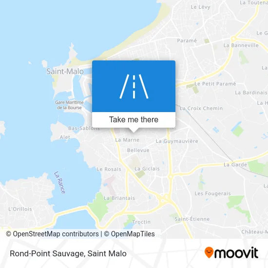 Rond-Point Sauvage map