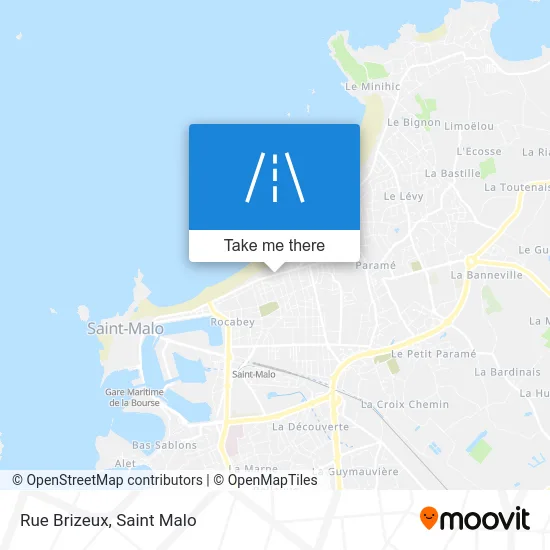 Rue Brizeux map